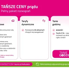 Porównanie taryf: G11, G12, G12w, G13 i nowość G13s. Wybierz najlepszą taryfę dla siebie.