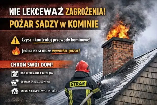 Iskry z komina czy to normalne? Sprawdź niebezpieczeństwa i przyczyny